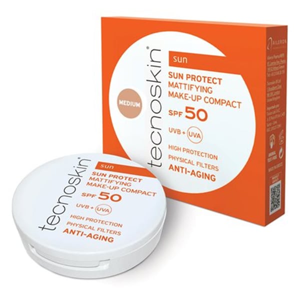 Tecnoskin Sun Protect Mattifying Make-Up Compact SPF50 10g - MESATARE