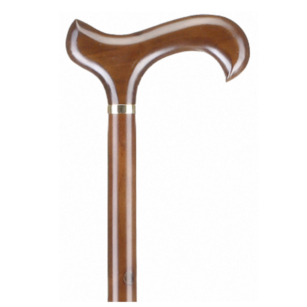 Alfacare Brown Derby Cane with Handle AC-828 1 copë