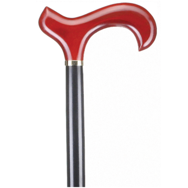 Alfacare Cane Black with Derby Handle Rosewood AC–830 1 copë