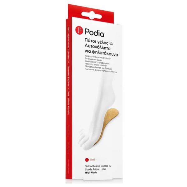 Podia Self-Adhesive Insoles 3/4 for High Heels 1 palë