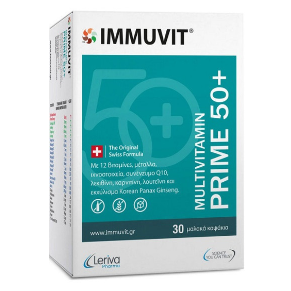 Leriva Pharma Immuvit Prime 50+ 30 kapsula