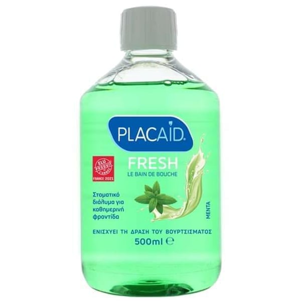 Plac Aid Fresh Mint Daily Protection Mouthwash 500 ml
