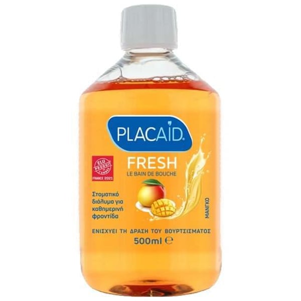 Plac Aid Fresh Mango Daily Protection Mouthwash 500 ml