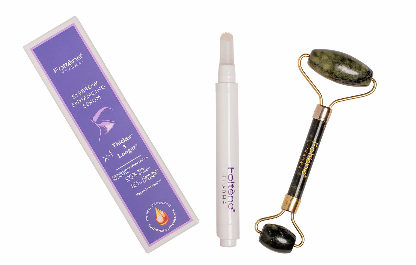 Foltene Promo Eyebrow Enhancing Serum, 4ml & Free Face and Eye Roller 1 copë