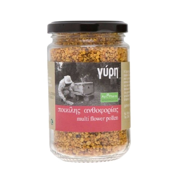 Apipharm Dried Pollen of Various Flowers to Stimulate the Organism with Antibacterial & Antioxidant Properties 200gr