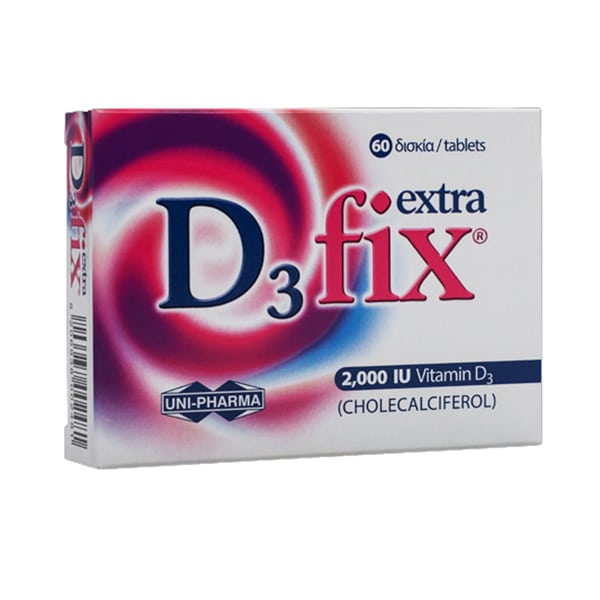 Unipharma D3 Fix Extra 2000iu Vitamin D3 60 tableta