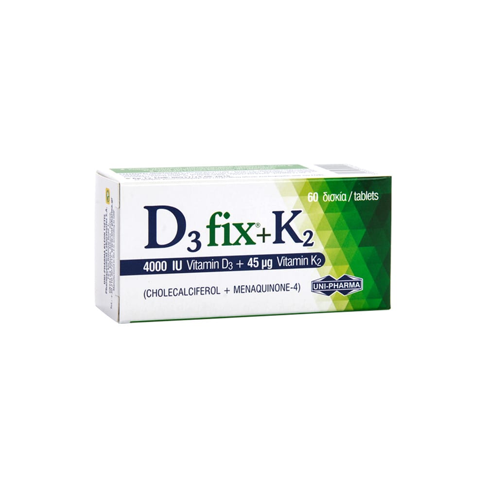 Unipharma D3 fix 4000 IU + K2 45mcg 60 tableta