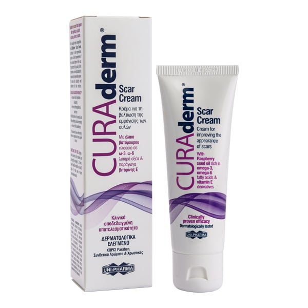 Uni-Pharma Curaderm Scar Cream 50 ml