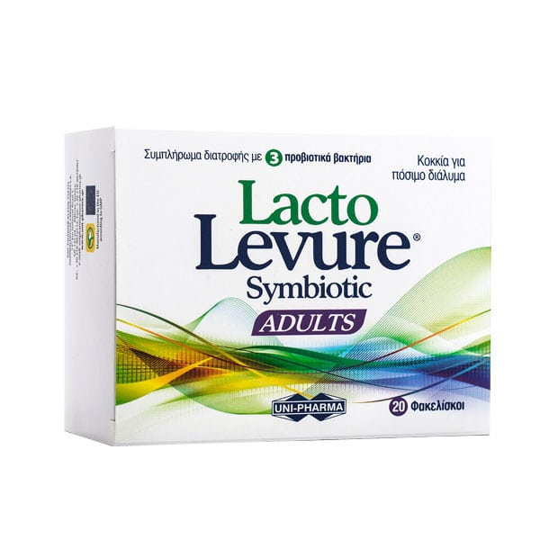 Uni-Pharma LactoLevure Symbiotic Adults 20 shkopinj