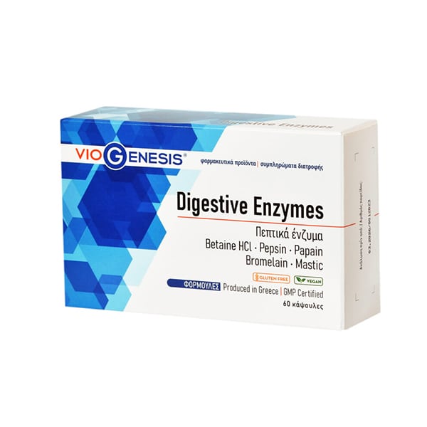 Viogenesis Digestive Enzymes 60 kapele