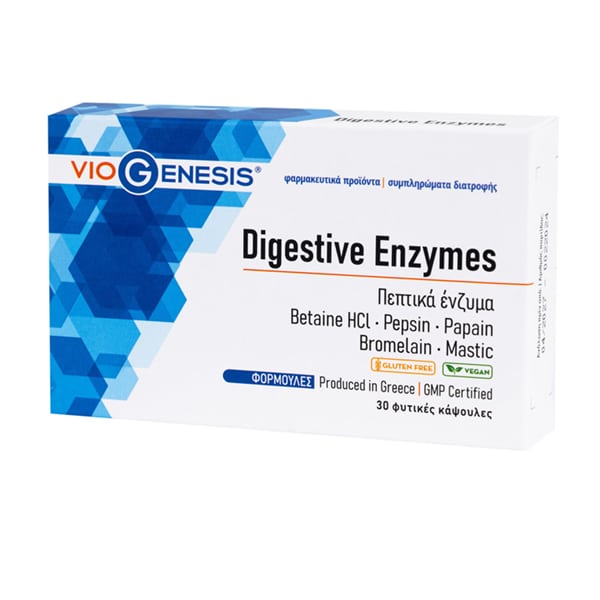 Viogenesis Digestive Enzymes 30 kapsula vegjetariane
