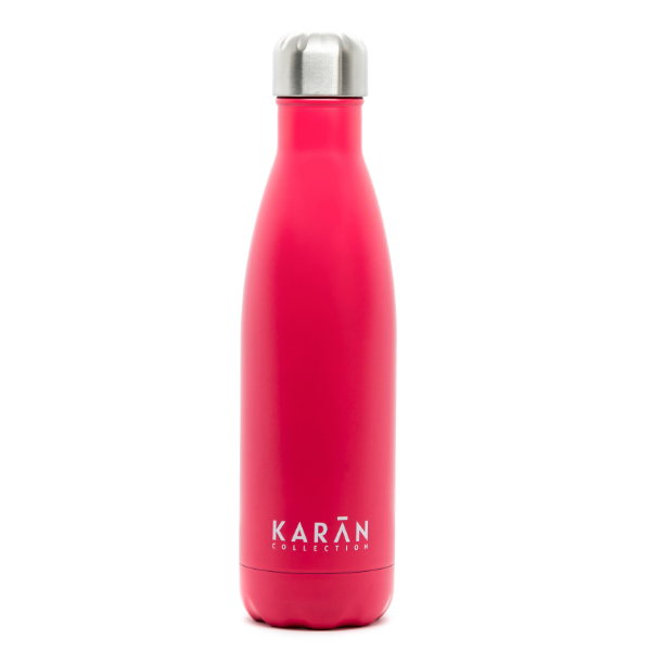 Karan All Day Fuchsia Stainless Steel Water Bottle 500 ml