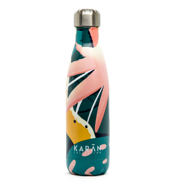 Karan All Day Multicolor Light Stainless Steel Water Bottle 500 ml