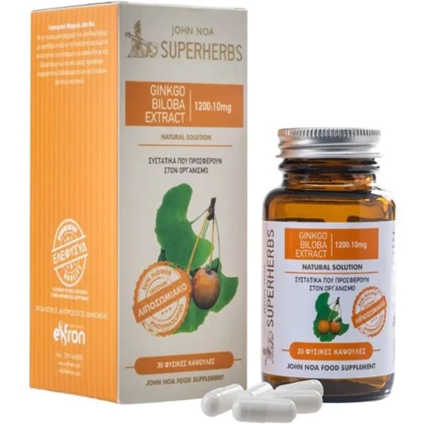John Noa Ginkgo Biloba 6000® 120mg 30 kapsula
