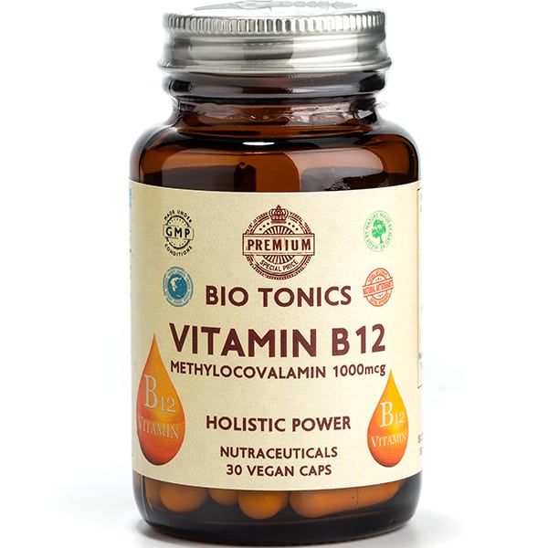 Bio Tonics Vitamin B12 Methylcobalamin 1000mcg Holistic Powder 30 kapsula