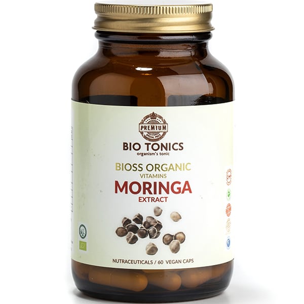 Bio Tonics Bioss Organic Vitamins Moringa Extract 300mg 60 kapele