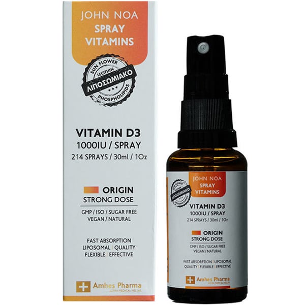 John Noa Vitamin D3 Origin Strong Dose 1000iu Spray 30 ml