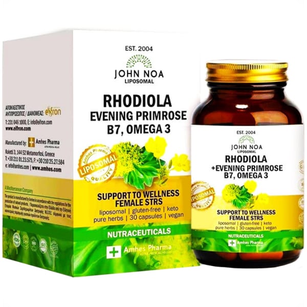 John Noa Liposomal Rhodiola Evening Primrose B7 & Omega 3 30 kapsula