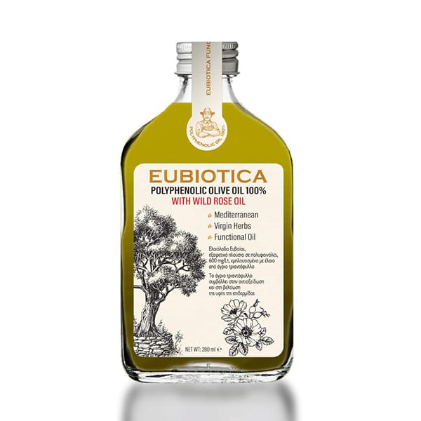 Eubiotica Polyphenolic Olive Oil 100% with Wild Rose Oil 280 ml