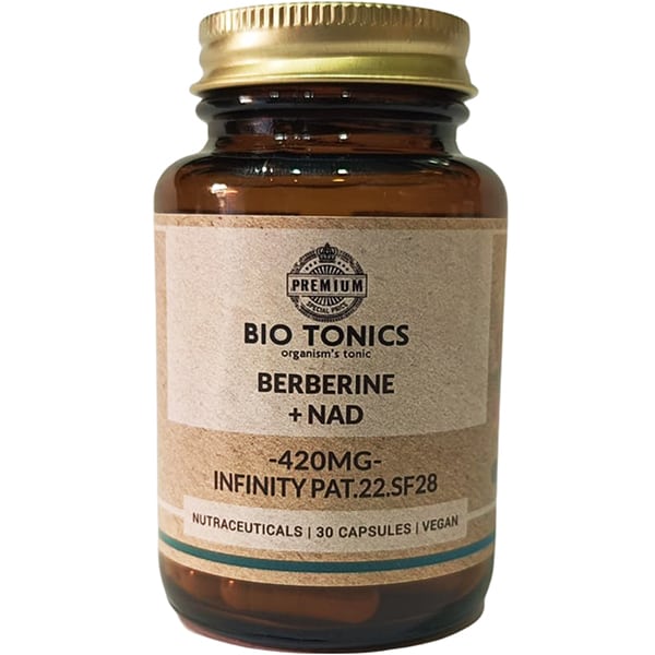 Bio Tonics Berberine & Nad+ 420mg 30 kapsula