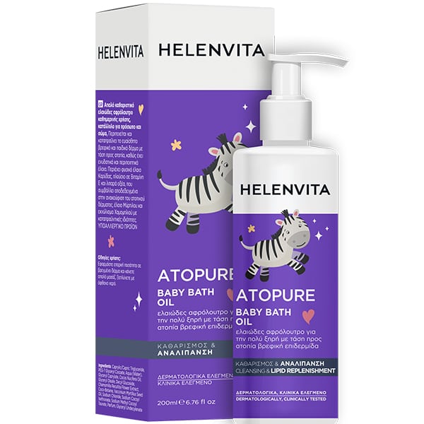 Helenvita Atopure Baby Bath Oil 200 ml