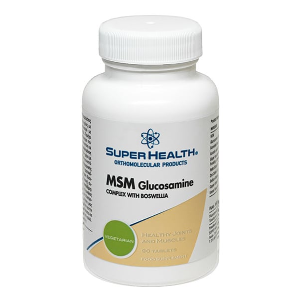 Super Health Msm Glucosamine Complex With Boswellia 90 tableta