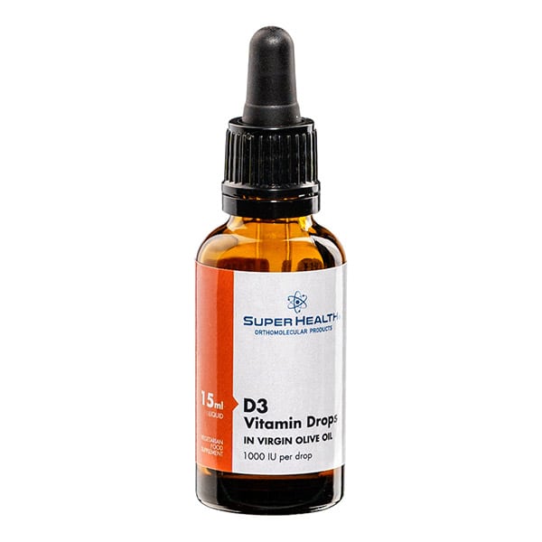 Super Health Vitamin D3 Drops in Virgin Olive Oil 15 ml