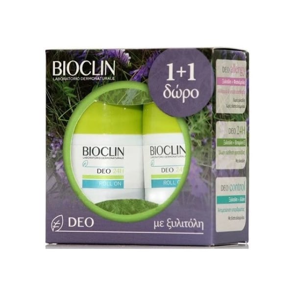 Bioclin Promo Deo 24H Roll-On (1+1 Free) 2 x 50ml