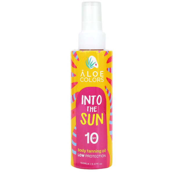 Aloe Colors Into The Sun Body Tanning Oil SPF10 150 ml