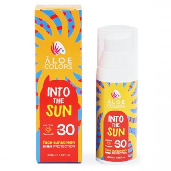 Aloe Colors Into The Sun Face Sunscreen SPF30 50 ml