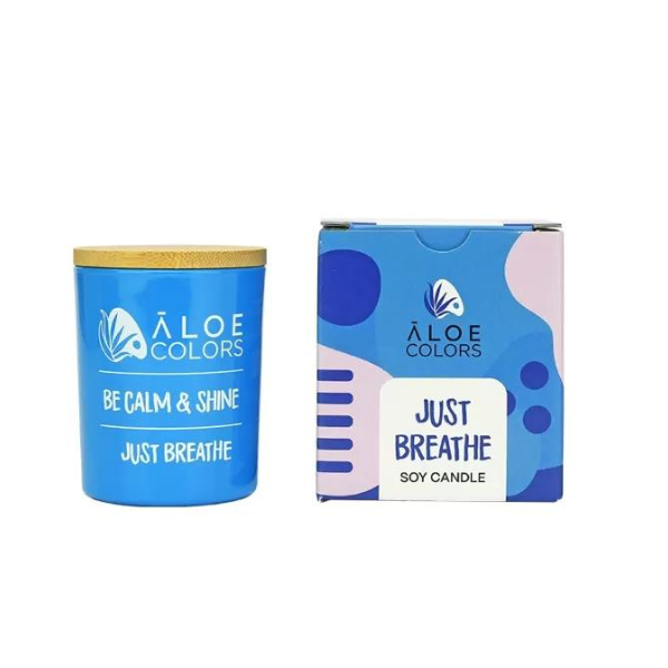 Aloe Colors Soy Candle Just Breathe 150g