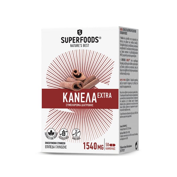 Superfoods Cinnamon Extra 50 kapsula