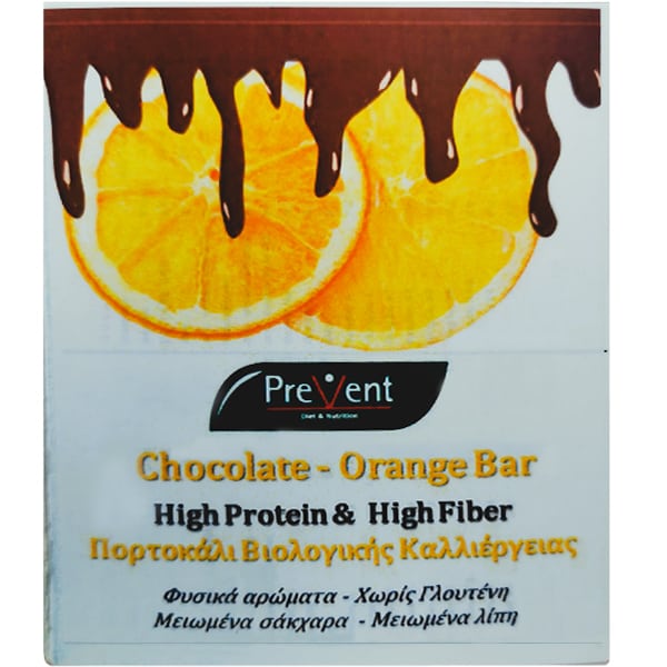 Prevent Chocolate Orange Bar High Protein & Fiber 4x36g 144g