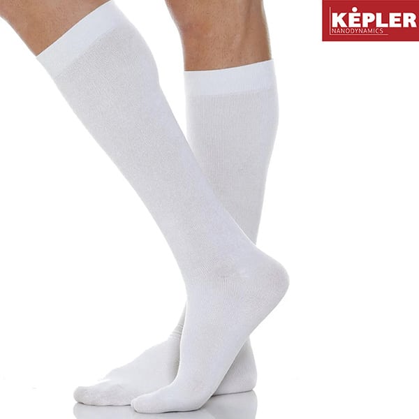 Powerpharm Kepler Far Infrared Graduated Compression Stockings (Class I | 18-22 mmHg) 1 palë - 008 E bardhë