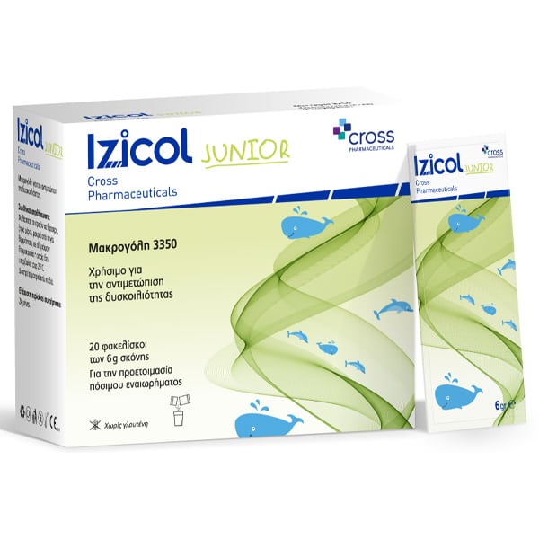 Cross Pharmaceuticals Izicol Junior 20x6g