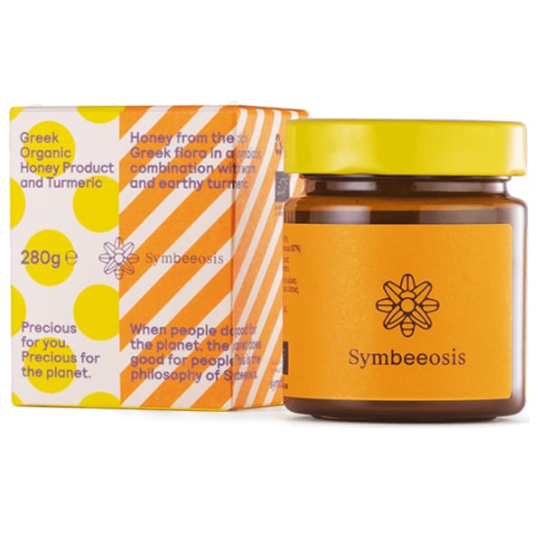 Symbeeosis Greek Organic Honey Product & Turmeric 280gr