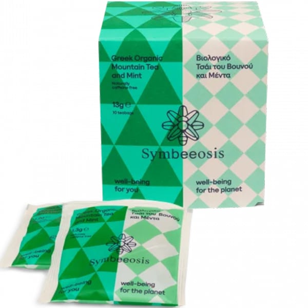 Symbeeosis Greek Organic Mountain Tea Mint 10 bustina