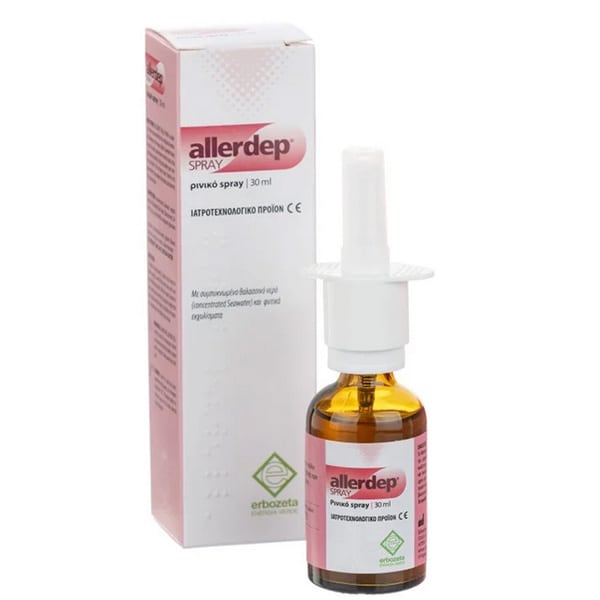 Erbozeta Allerdep Nasal Spray with Anti-Allergic, Regenerative & Anti-Inflammatory Properties 30 ml