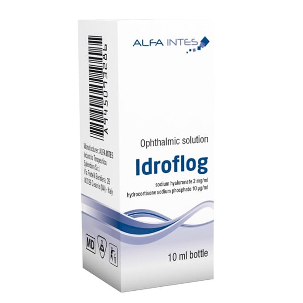 Alfa Intes Idroflog Eye Drops for Dry Eyes 10 ml
