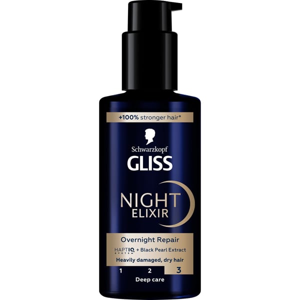 Schwarzkopf Gliss Night Elixir Overnight Repair for Heavily Damaged Hair 100 ml