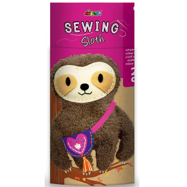 Avenir Sewing Doll Sloth Kukull përtace për fëmijë copë