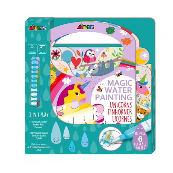 Avenir Magic Water Painting Unicorns Libri i Ngjyrosjes së Njëbrirëshit copë