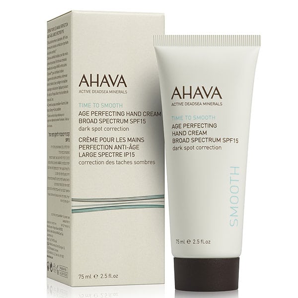 Ahava Time To Smooth Age Perfecting Hand Cream Broad Spectrum Spf15 75 ml