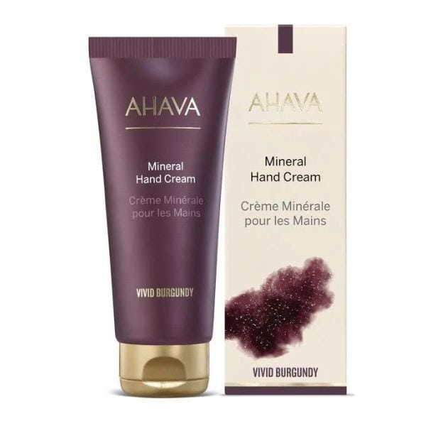 Ahava Vivid Burgundy Mineral Hand Cream 100 ml