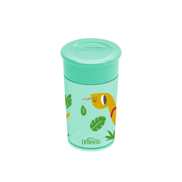Dr. Brown's Cheers 360° Spoutless Transition Cup 9m+ 300ml - E gjelbër