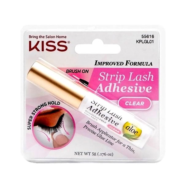 KISS Strip Eyelash Adhesive Ngjitës për qerpikët transparent 5g
