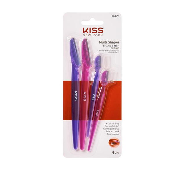 Kiss Multi Shaper Shape & Trim Brows Trimmer 4 copë