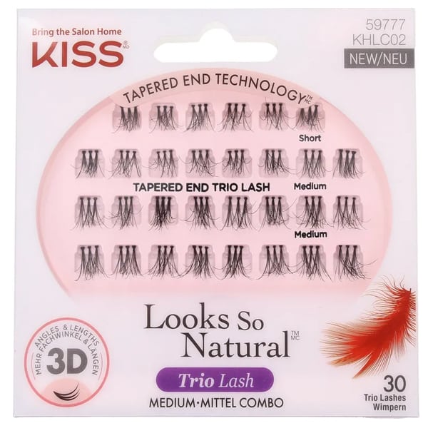 Kiss Haute Couture Trio Lash Classy Looks So Natural 30 copë