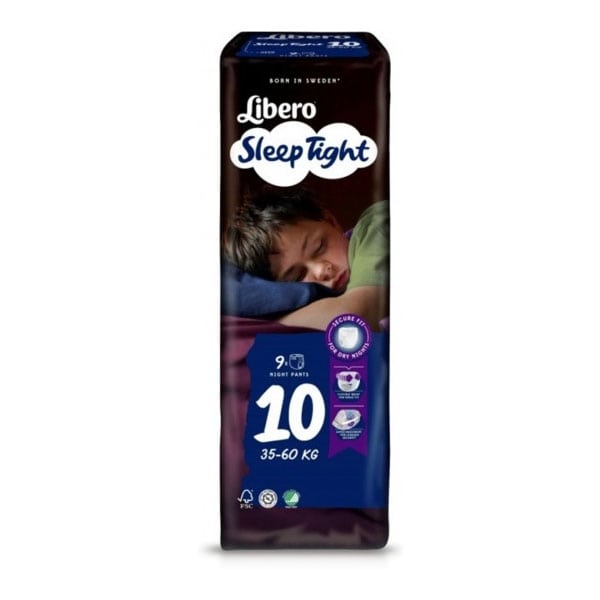 Libero Sleep Tight PaNt Diapers No 10 (35-60Kg) 9 copë