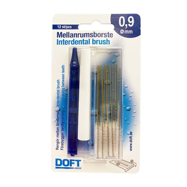 Doft Envelope Interdental Brushes 0.9mm 12 copë